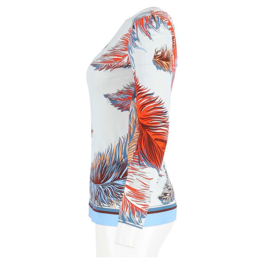 Product Details Emilio Pucci Palm Print Silk Top - image 5