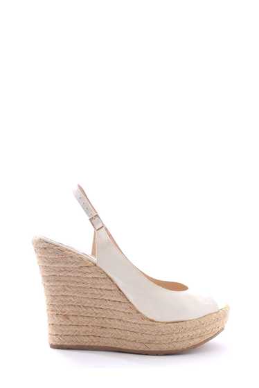 Product Details Jimmy Choo Cream Espadrille Wedges