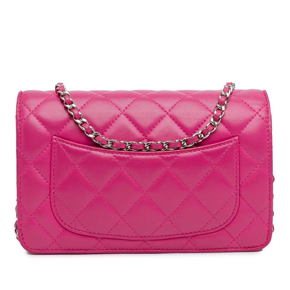 Product Details Chanel Pink Lambskin CC Wallet On… - image 3