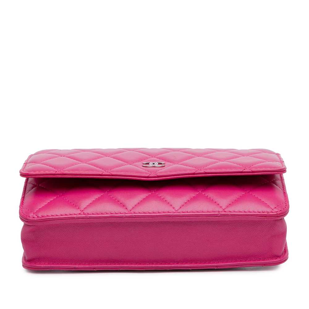 Product Details Chanel Pink Lambskin CC Wallet On… - image 4