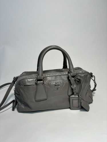 Prada PRADA Leather Bauletto Bag Nappa Antique