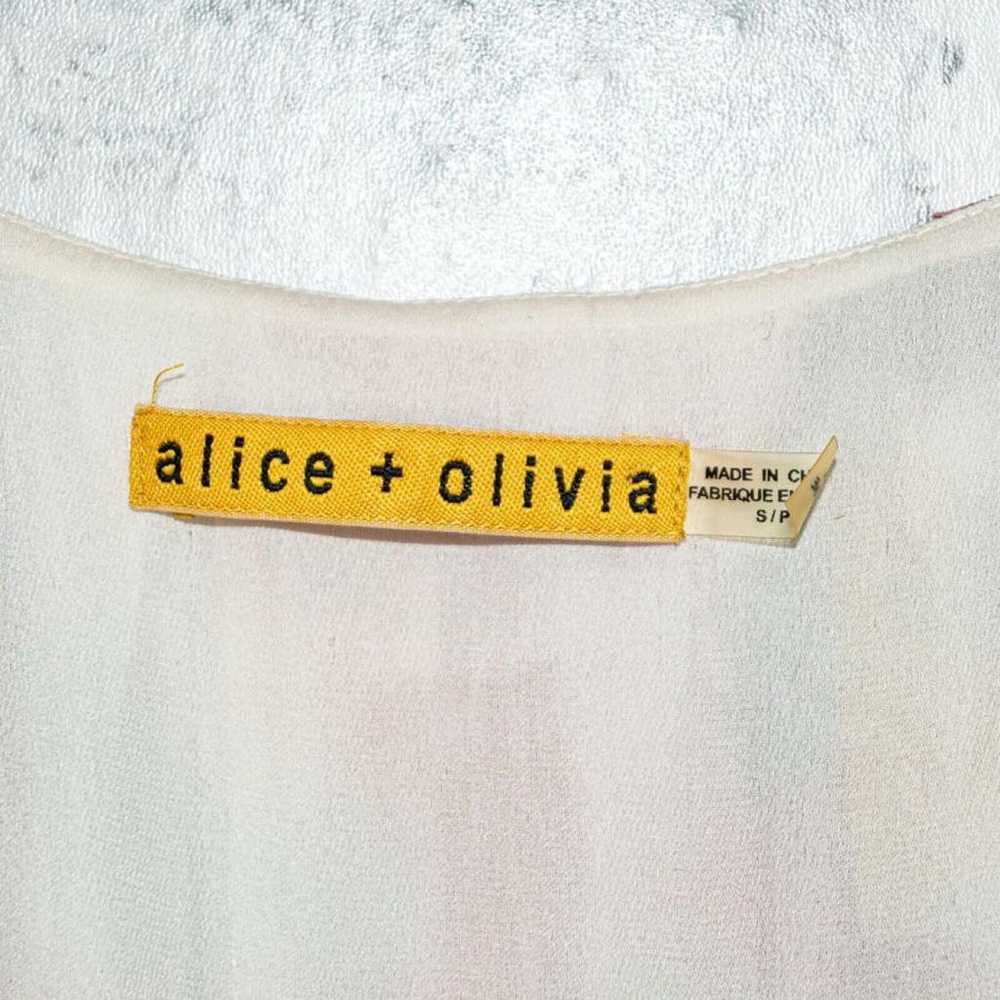 Alice & Olivia Silk mini dress - image 3