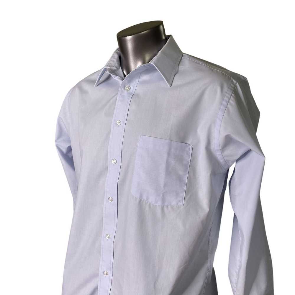 Puritan Men Button Down Dress Shirt Puritan Blue … - image 3