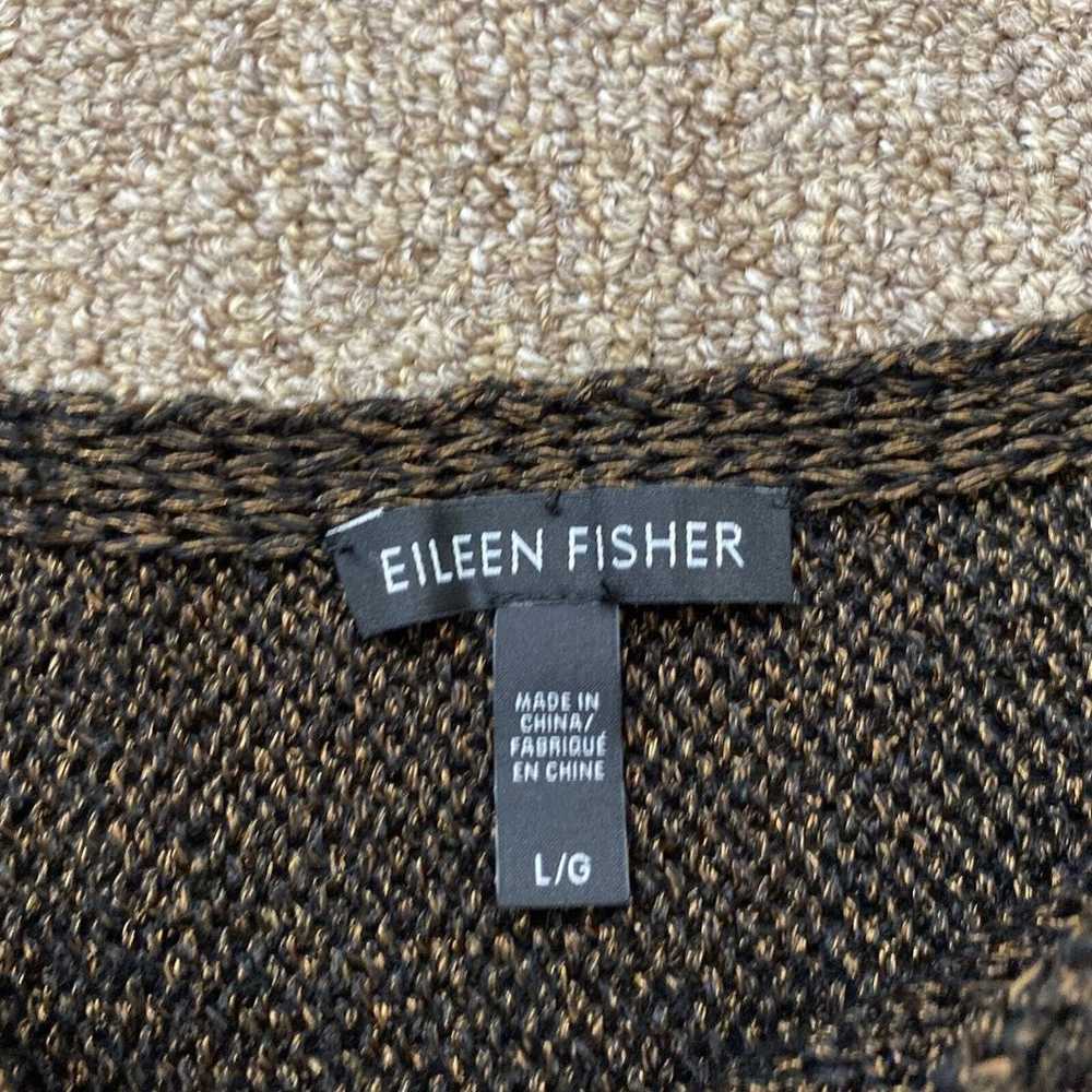 Eileen Fisher Large Organic Linen blend Relaxed F… - image 6