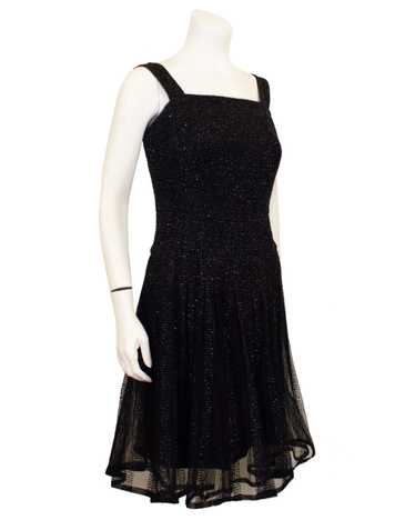 Nina Ricci Black Demi Couture Cocktail Dress with 