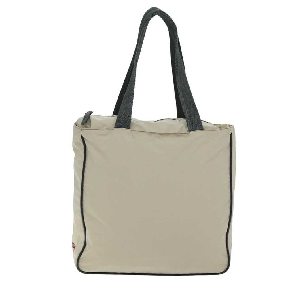 Prada PRADA Sports Tote Bag Nylon Beige Auth ar11… - image 12