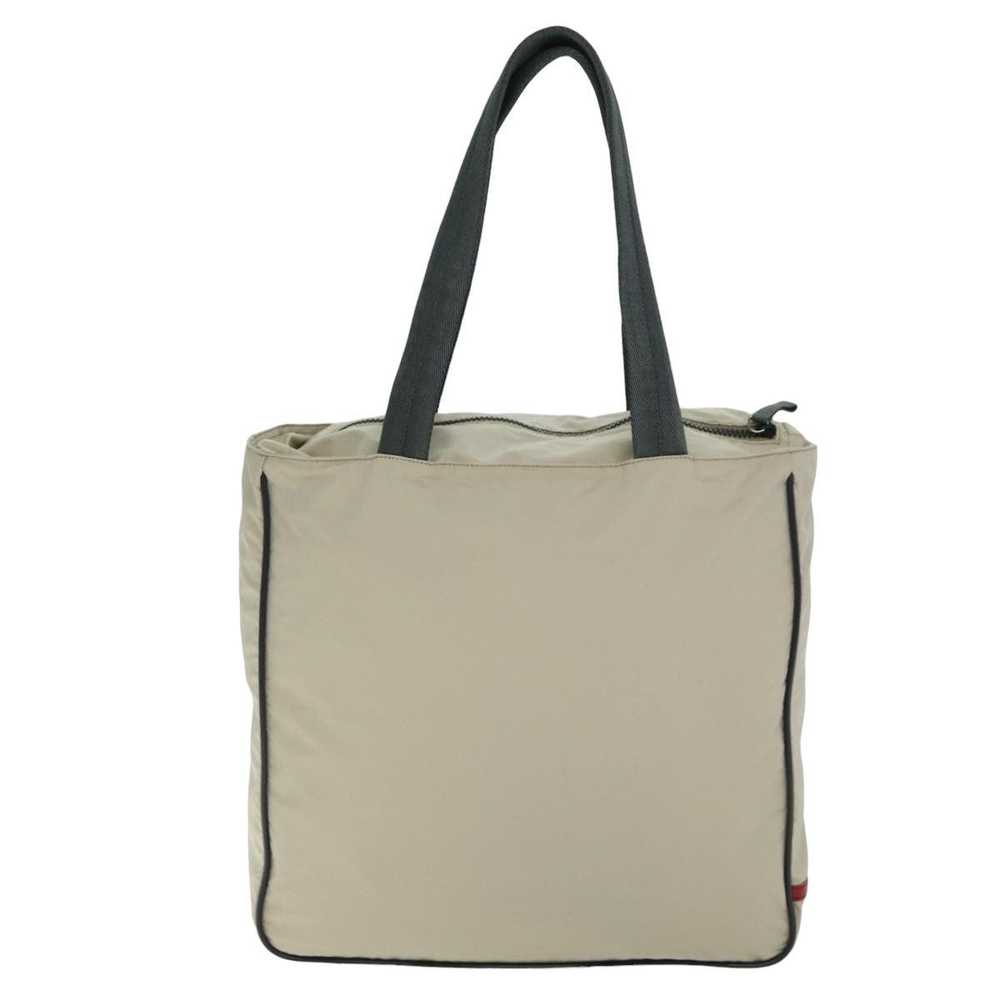 Prada PRADA Sports Tote Bag Nylon Beige Auth ar11… - image 2