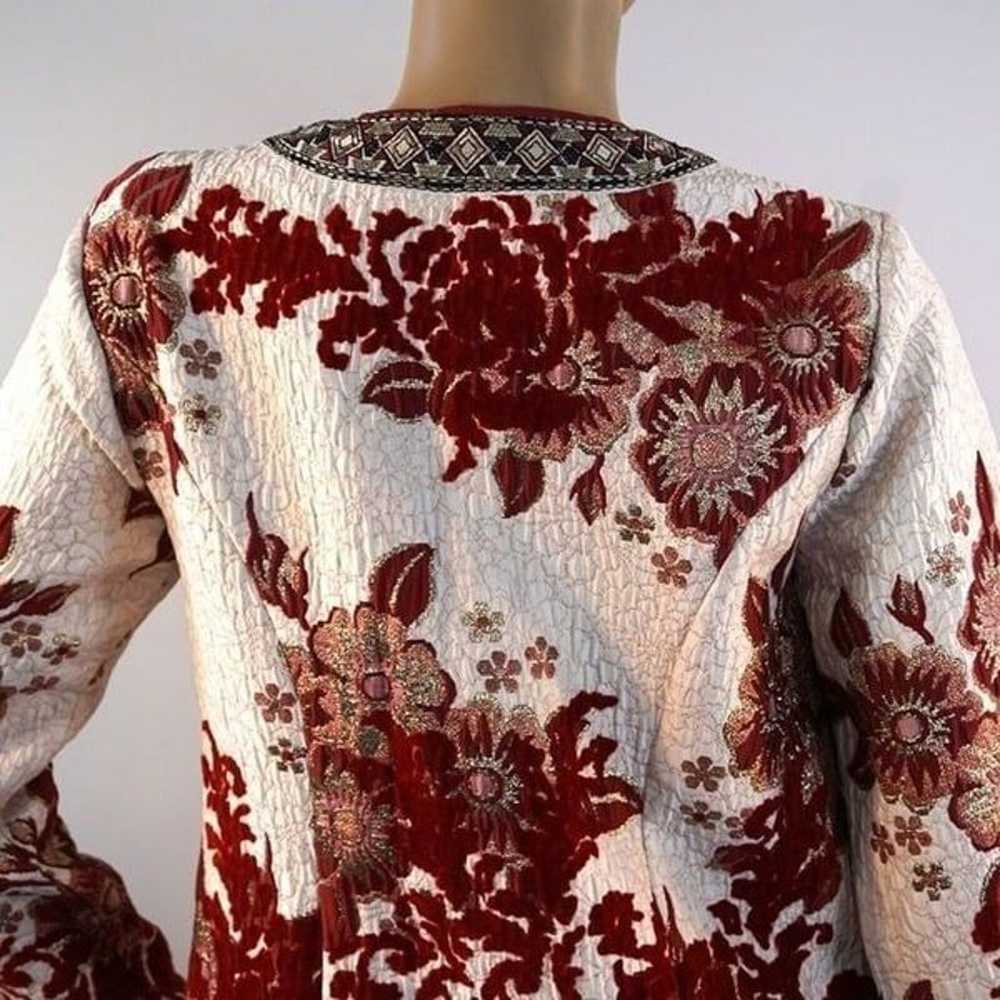 Soft Surroundings Quilted Floral Tapestry Jacket … - image 3