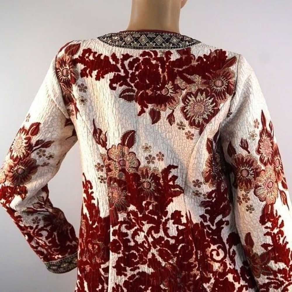 Soft Surroundings Quilted Floral Tapestry Jacket … - image 9