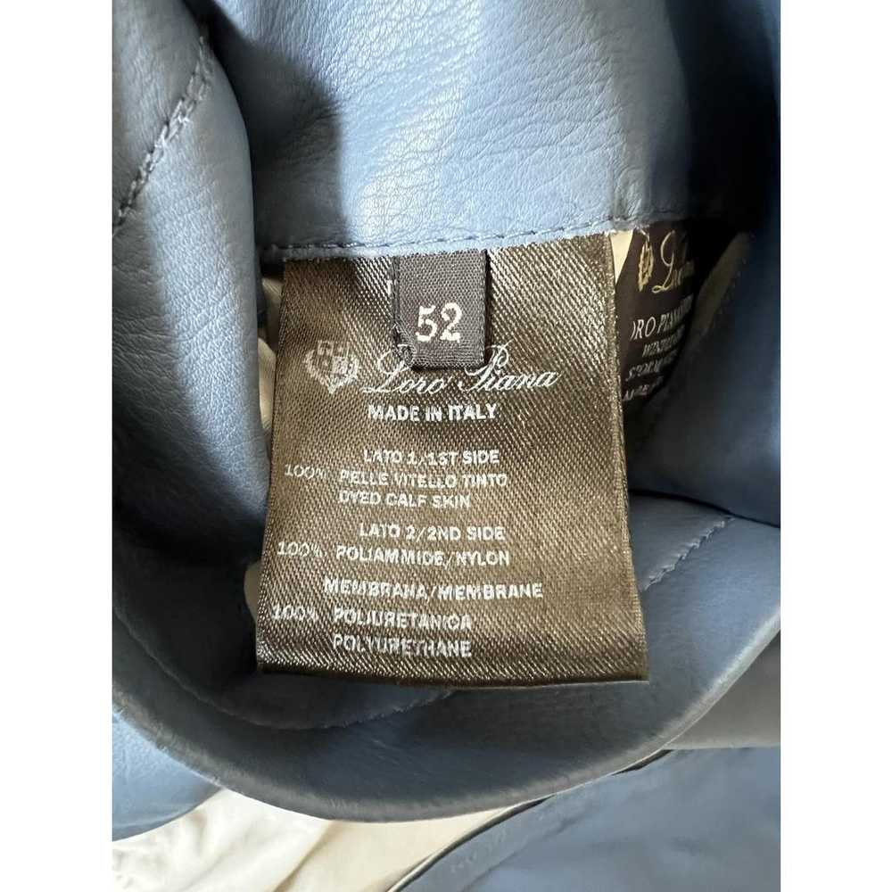 Loro Piana Leather jacket - image 6