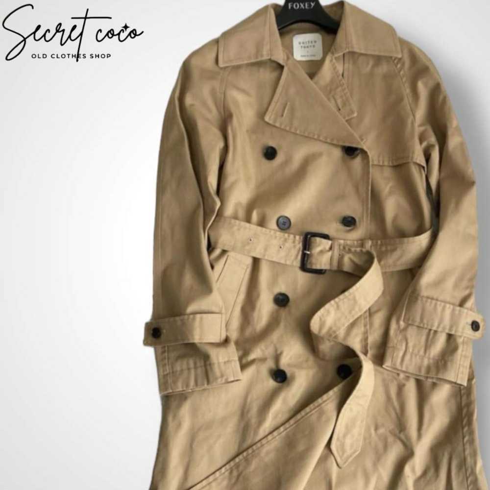 Popular ❤ United Tokyo Long Trench Coat Double Bu… - image 1