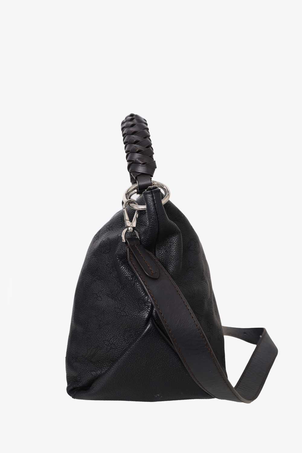 Louis Vuitton 2020 Black Monogram Leather Mahina … - image 3