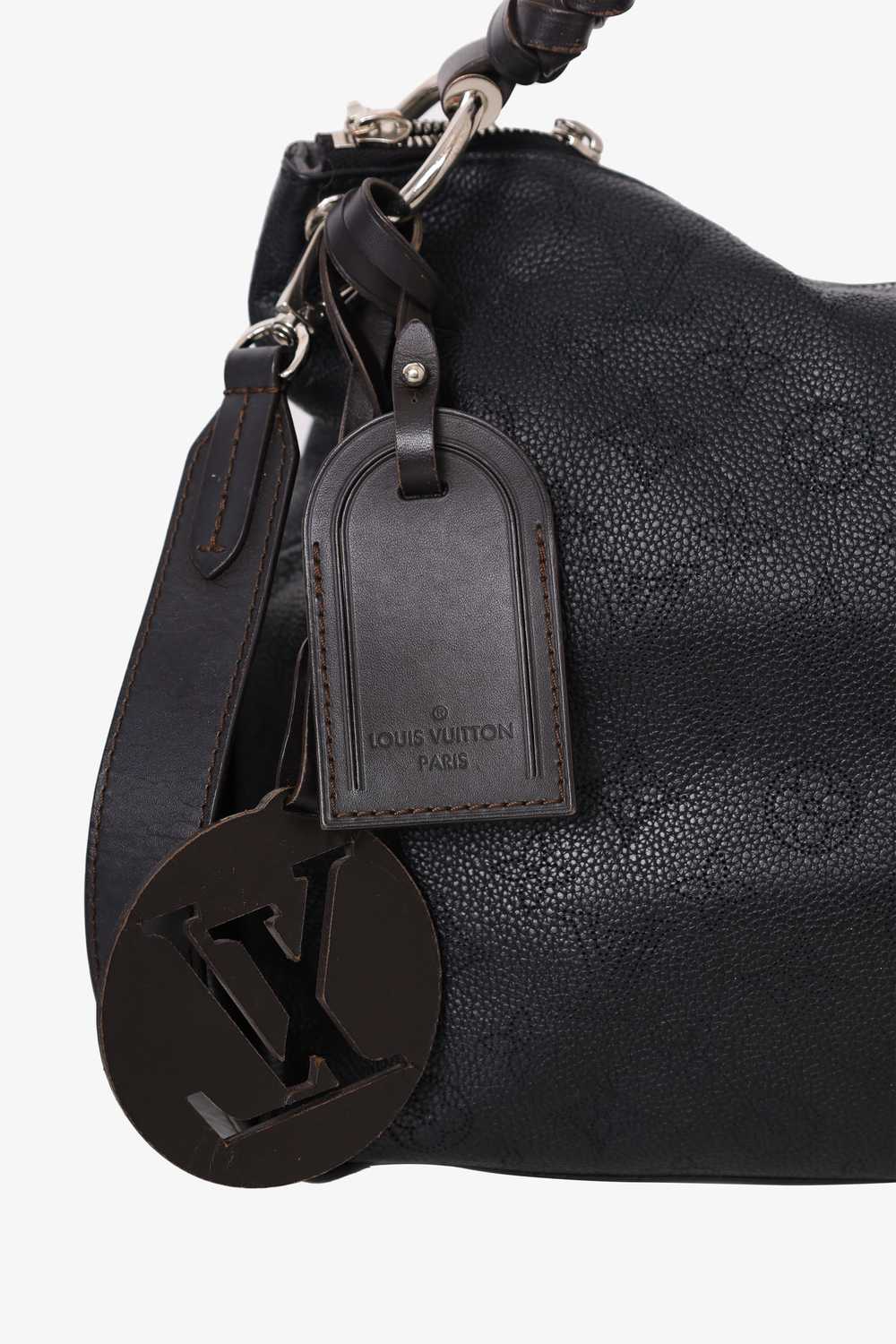 Louis Vuitton 2020 Black Monogram Leather Mahina … - image 5