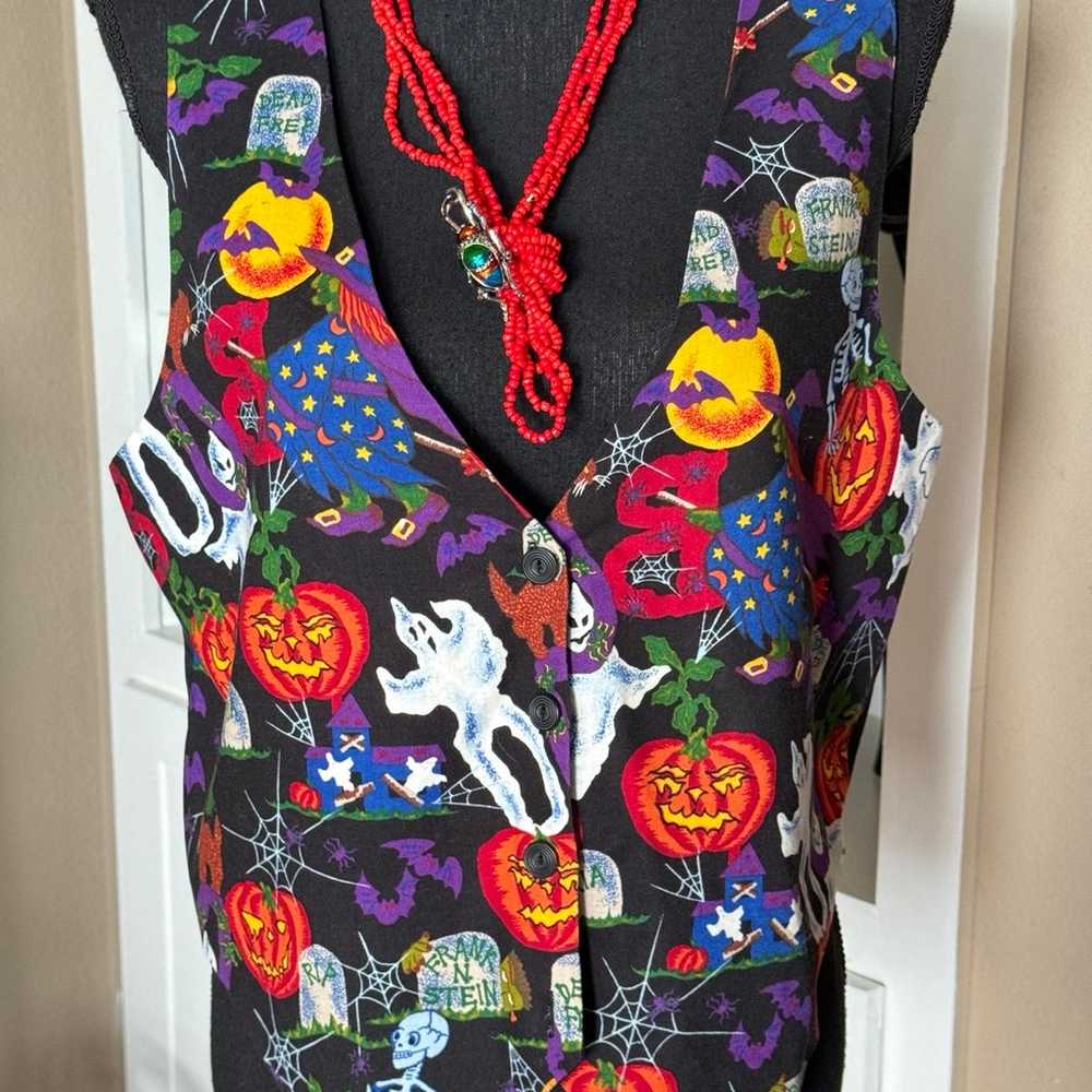 Basic Editions Vintage Halloween Vest - image 1