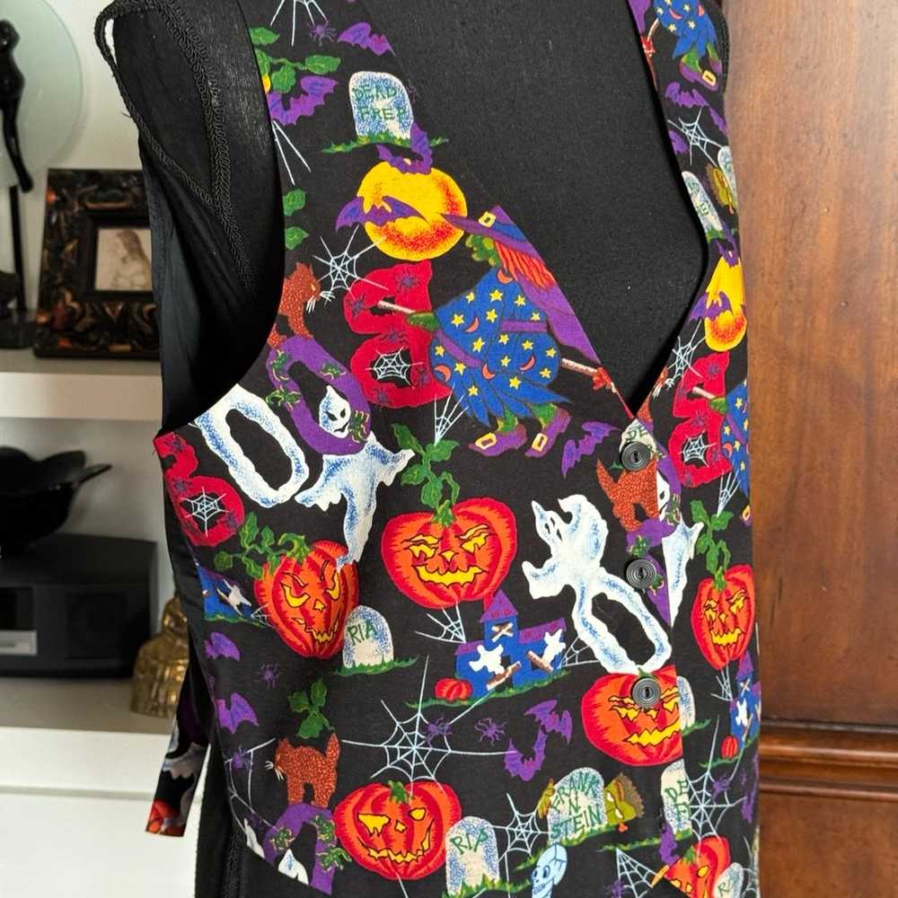 Basic Editions Vintage Halloween Vest - image 3