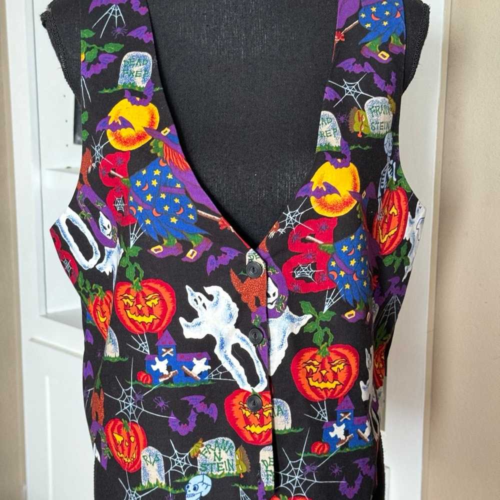 Basic Editions Vintage Halloween Vest - image 5