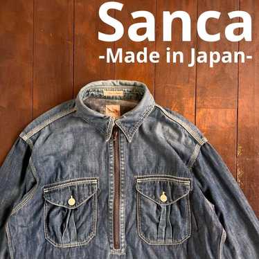 Rare design!! [Sanca] Denim Pullover - image 1