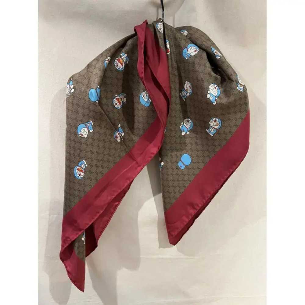 Doraemon x Gucci Silk scarf - image 2