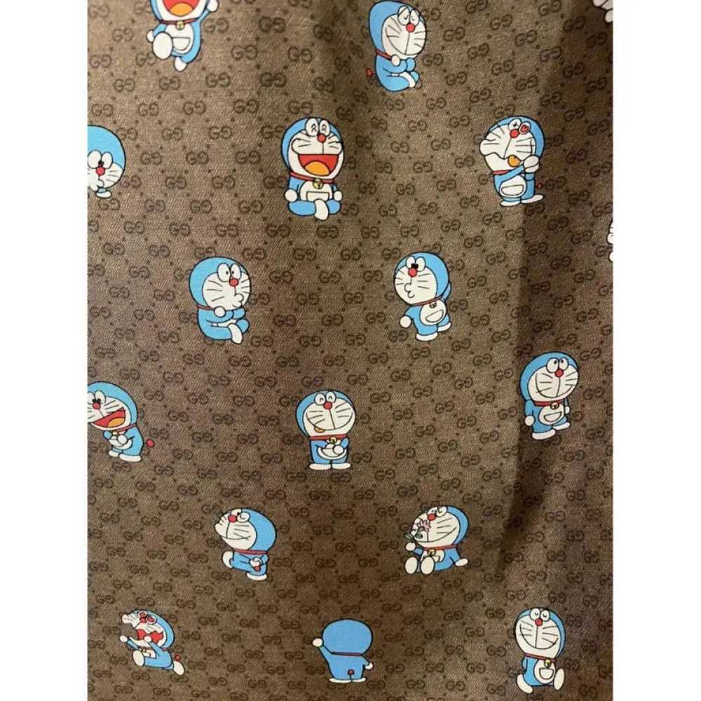 Doraemon x Gucci Silk scarf - image 3