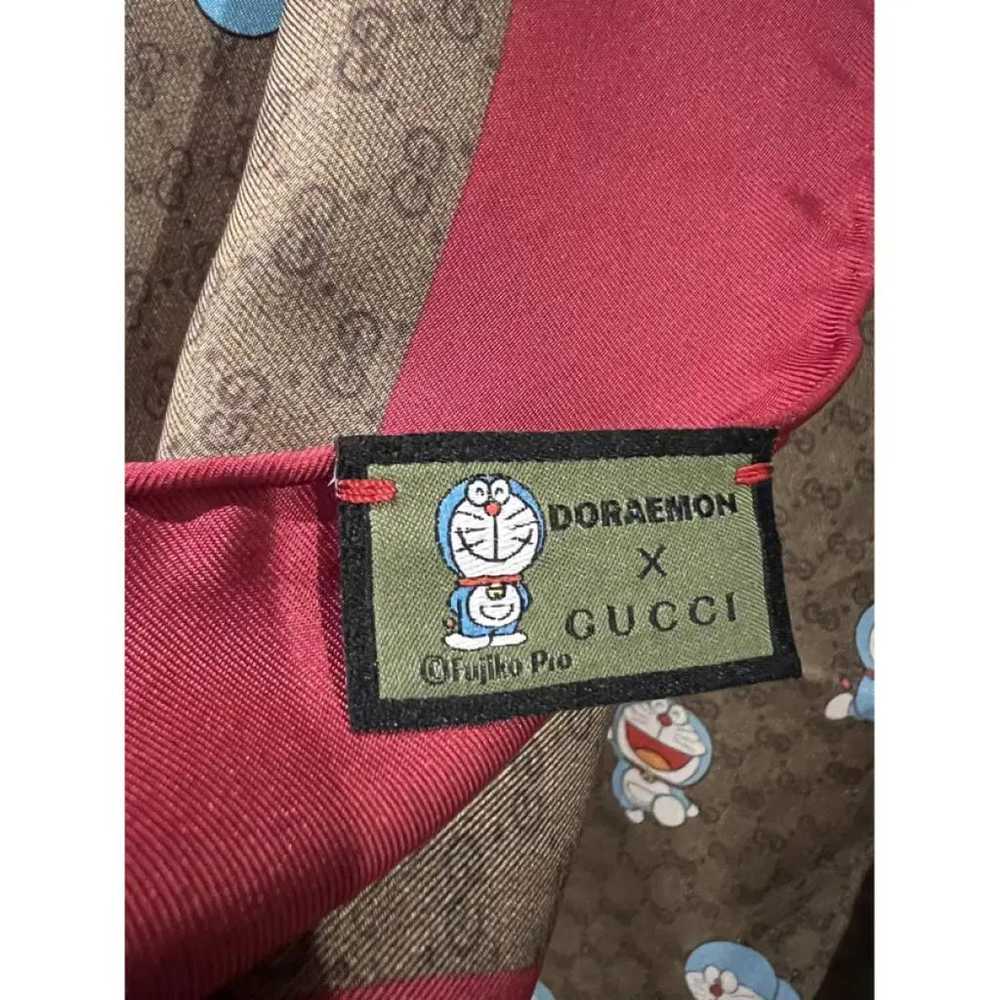 Doraemon x Gucci Silk scarf - image 5