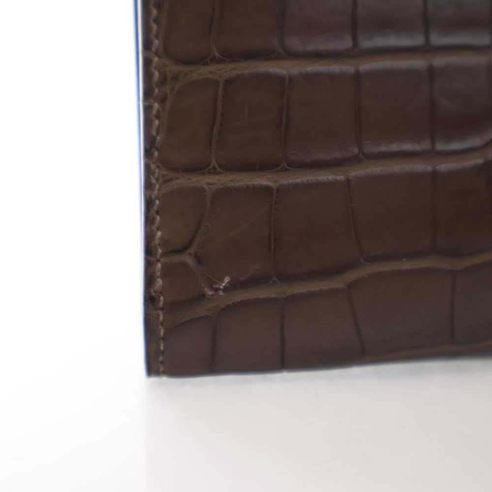 Hermès Béarn exotic leathers card wallet - image 10