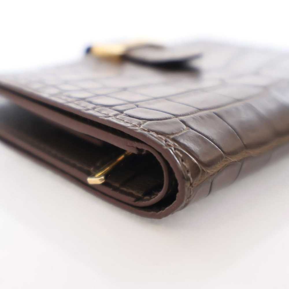 Hermès Béarn exotic leathers card wallet - image 6