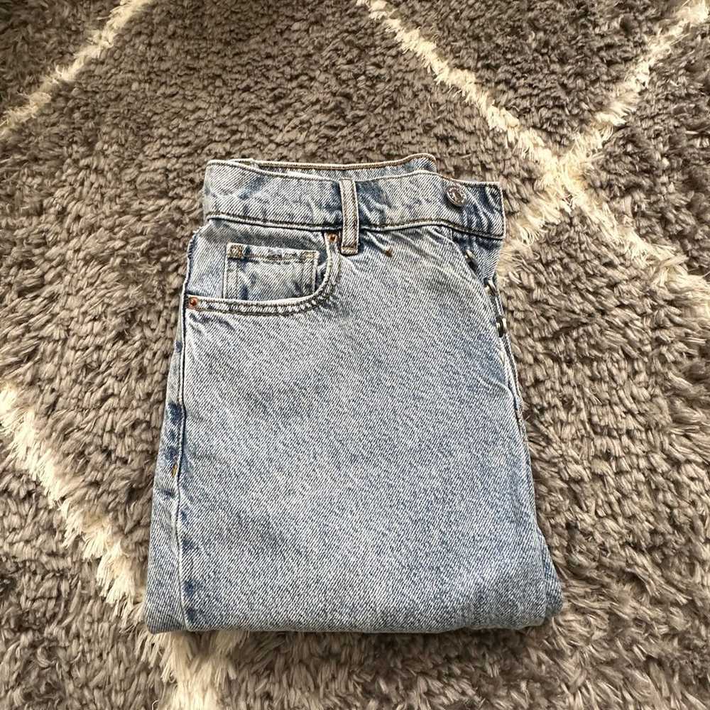 pacsun high rise straight jeans - image 1