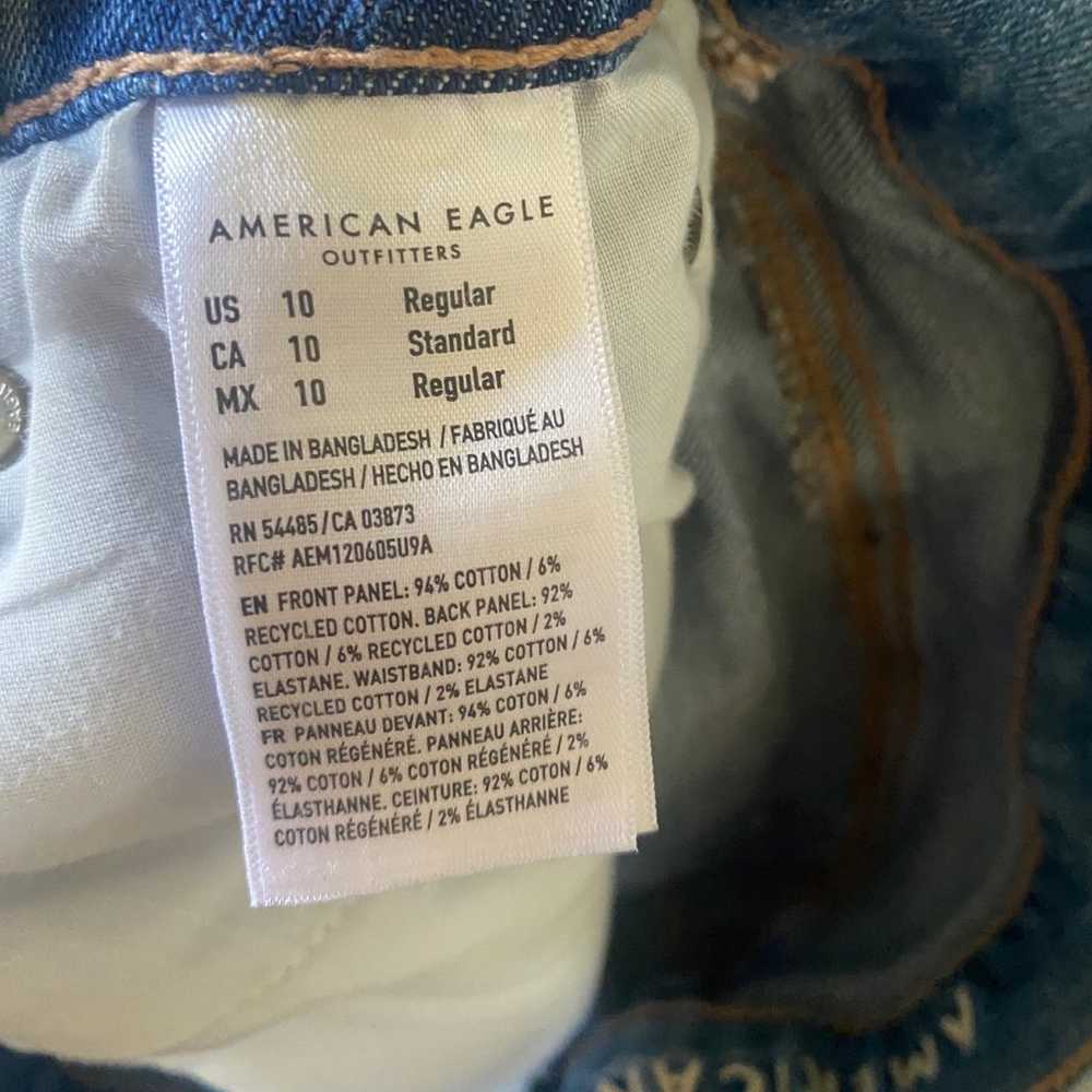 American eagle low rise baggy straight jeans - image 3