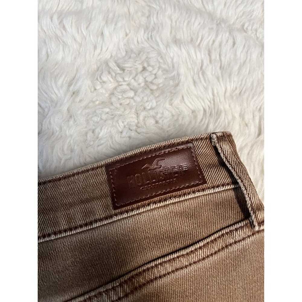 Hollister Vintage Curvy High Rise Mom Jean Brown … - image 5