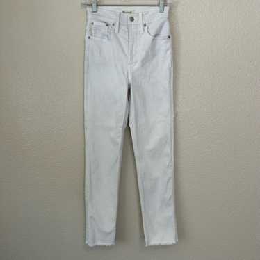 Madewell The Perfect Vintage Crop High Rise White… - image 1