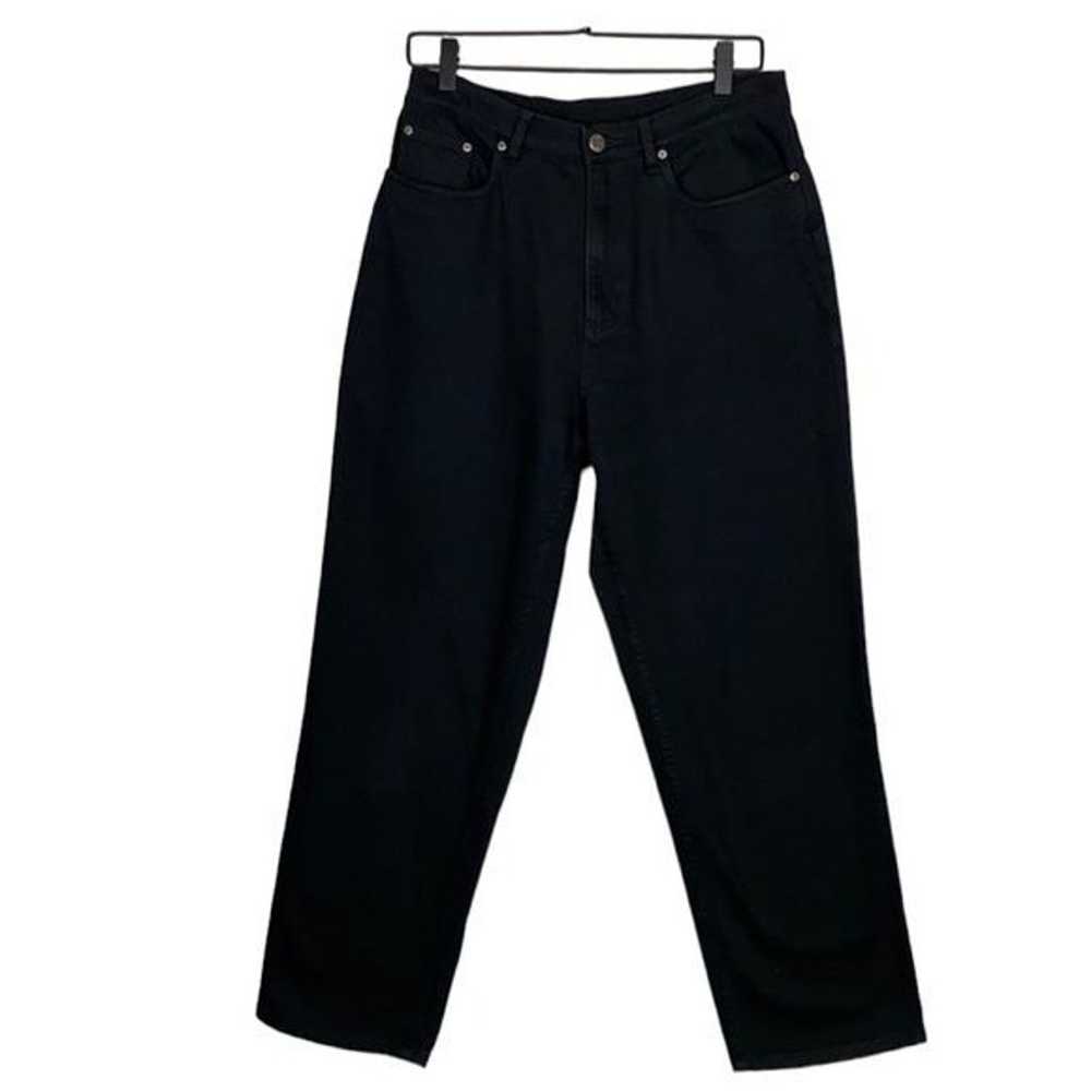 Vintage L.L.Bean black high rise mom jeans - image 1