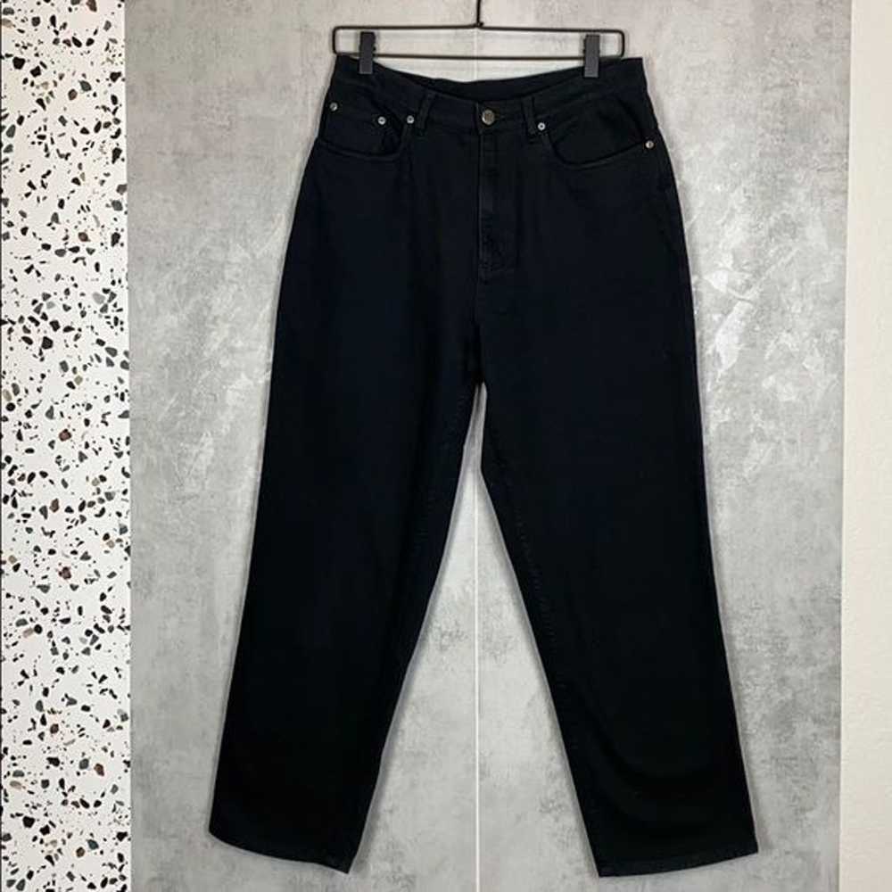 Vintage L.L.Bean black high rise mom jeans - image 2