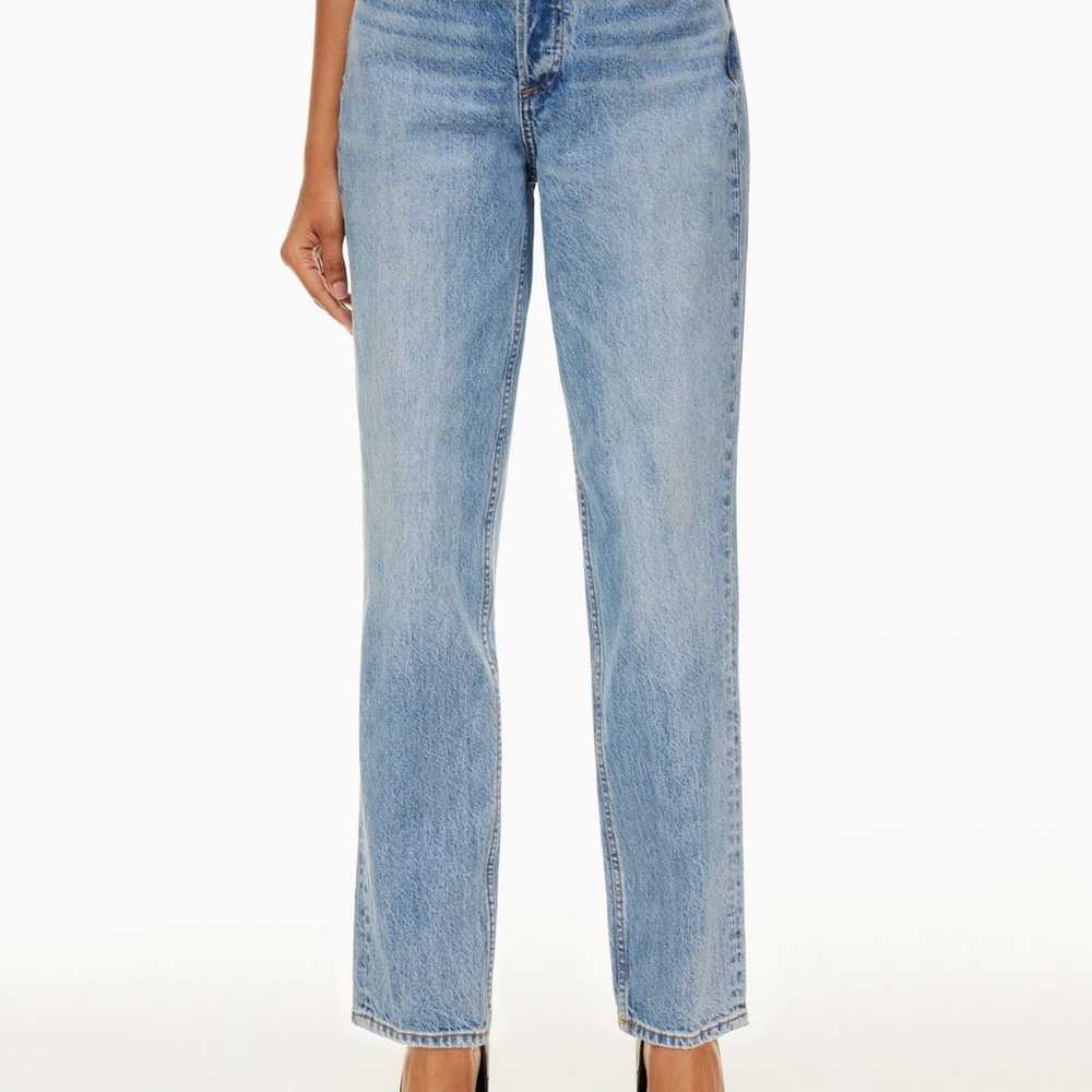 Aritzia Denim Forum '90s Boyfriend High Rise Loos… - image 2