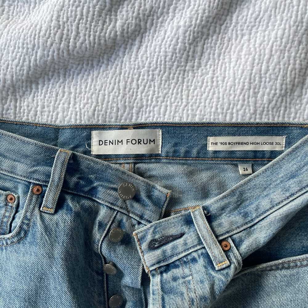 Aritzia Denim Forum '90s Boyfriend High Rise Loos… - image 5