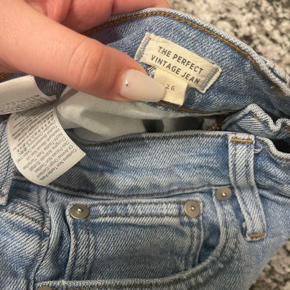 madewell perfect vintage jeans size 26 - image 3