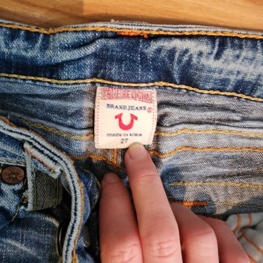 True Religion Vintage Straight Leg Size 27 - image 9