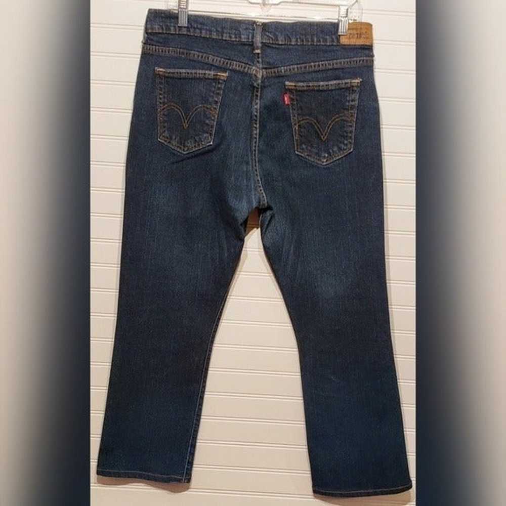 Levi's 505 Straight Leg Blue Jeans - image 4