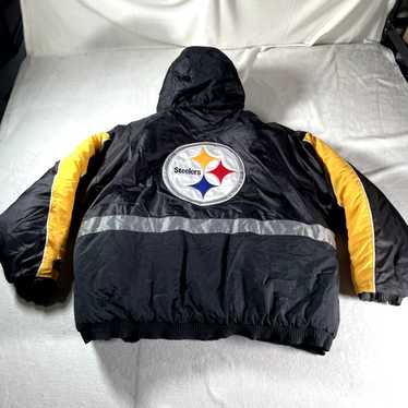 Starter Vintage Starter Steelers Jacket Mens 2XL … - image 1