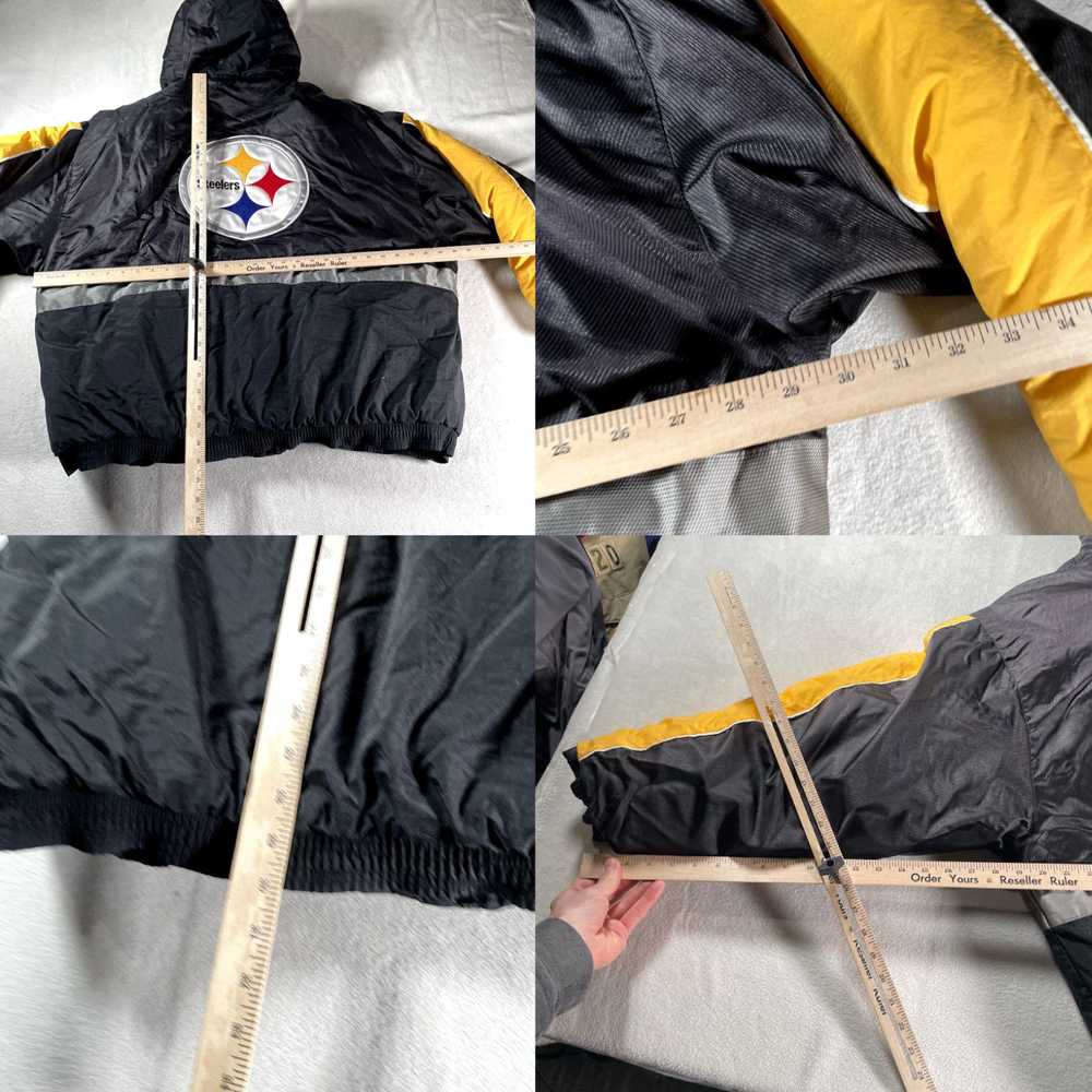 Starter Vintage Starter Steelers Jacket Mens 2XL … - image 4