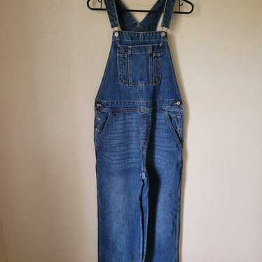 NWOT Old Navy- Baggy Wide Leg Overalls 6 Tall - image 1