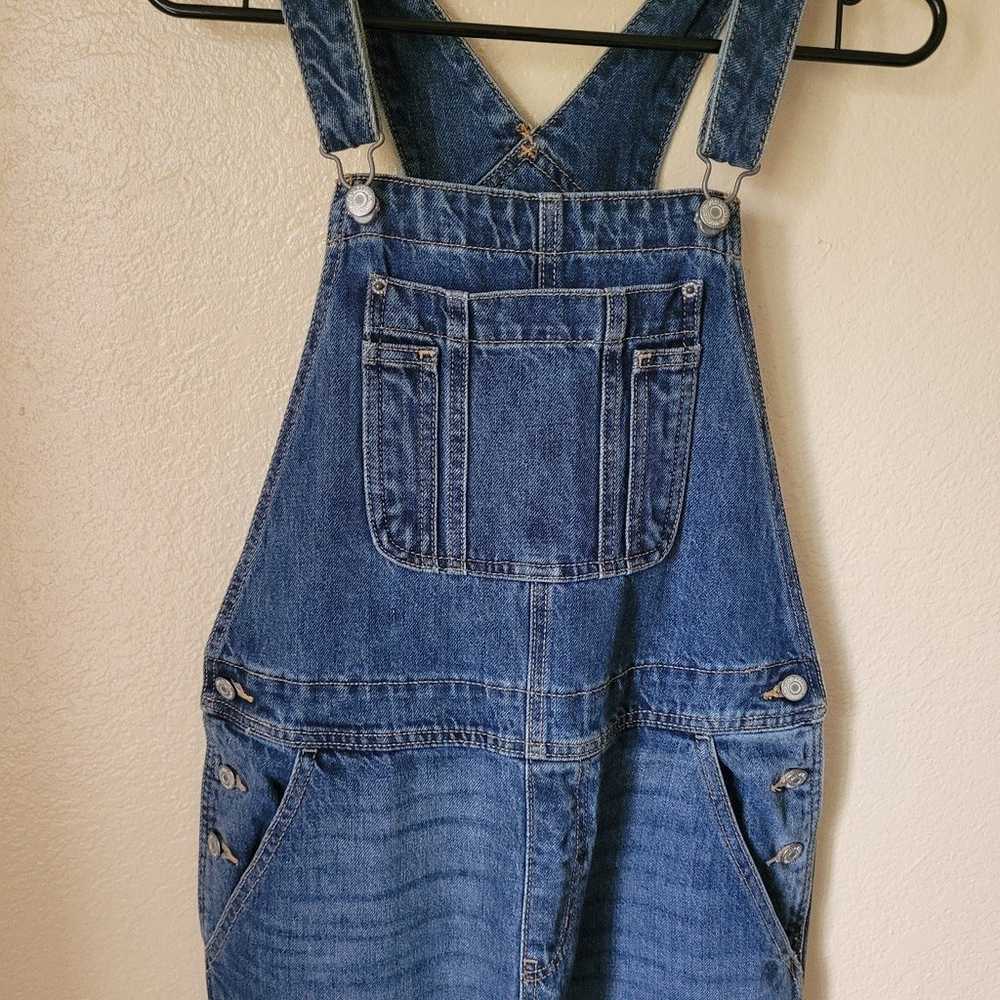 NWOT Old Navy- Baggy Wide Leg Overalls 6 Tall - image 2