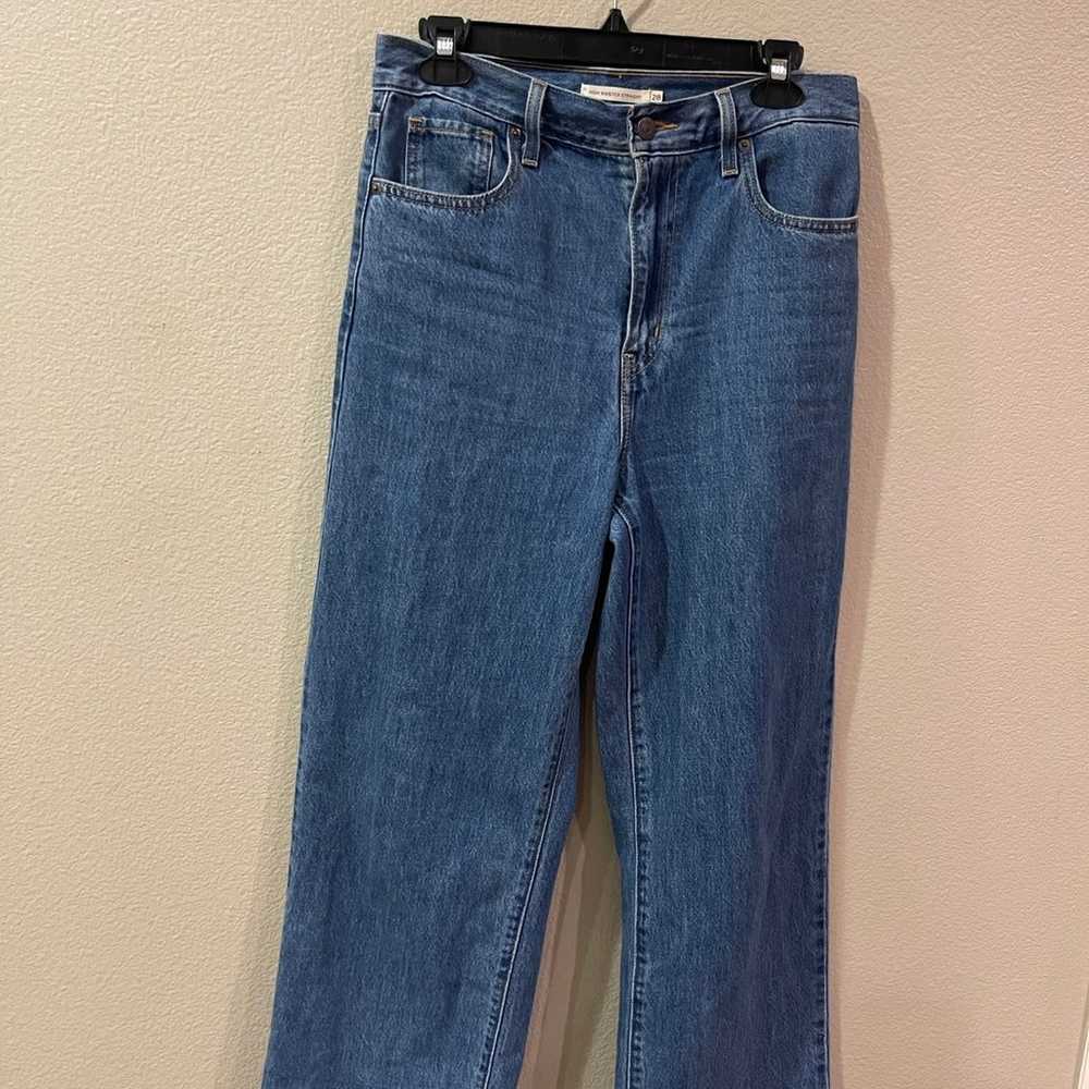 Levi’s high waisted straight - image 4