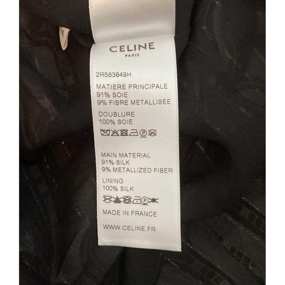 Celine Silk mid-length dress - image 8