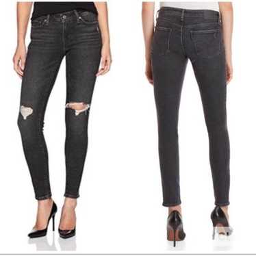 Levi's 711 Skinny Distressed Jeans - image 1