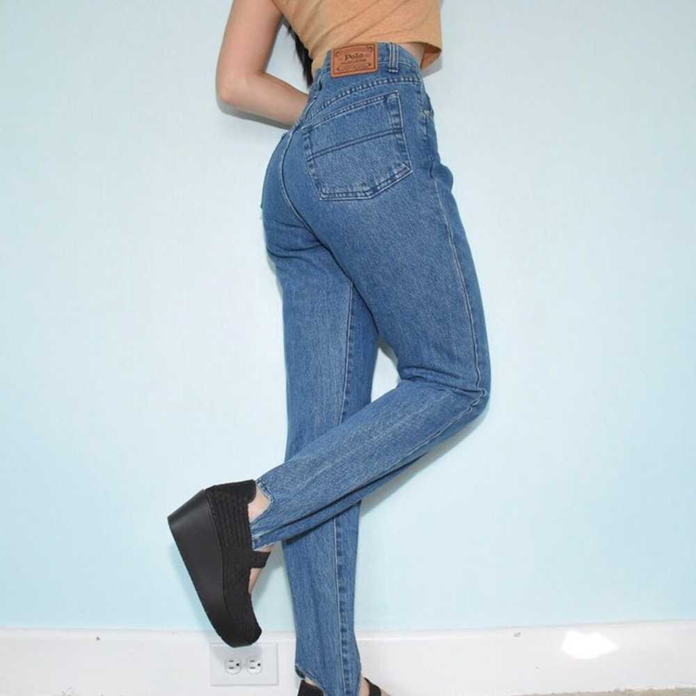 Vintage Ralph Lauren High Waisted Jeans - image 4