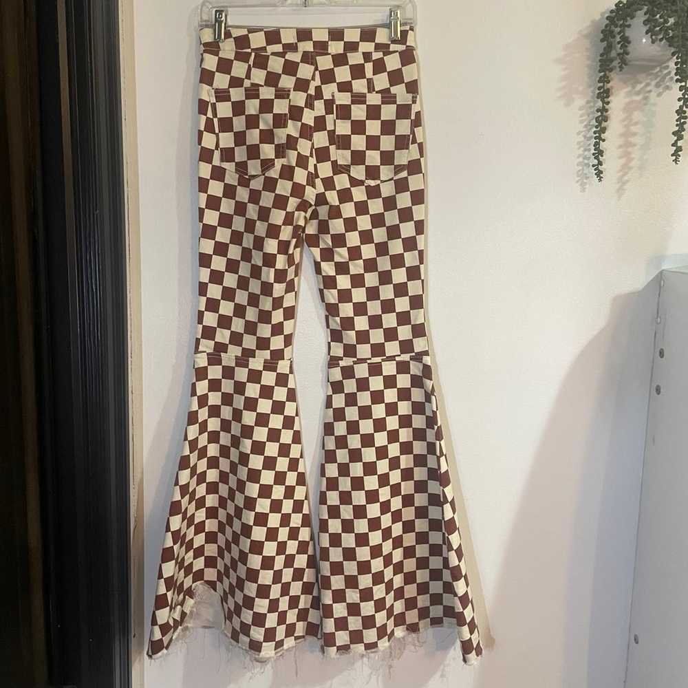 We The Free checkered flare jeans - image 2