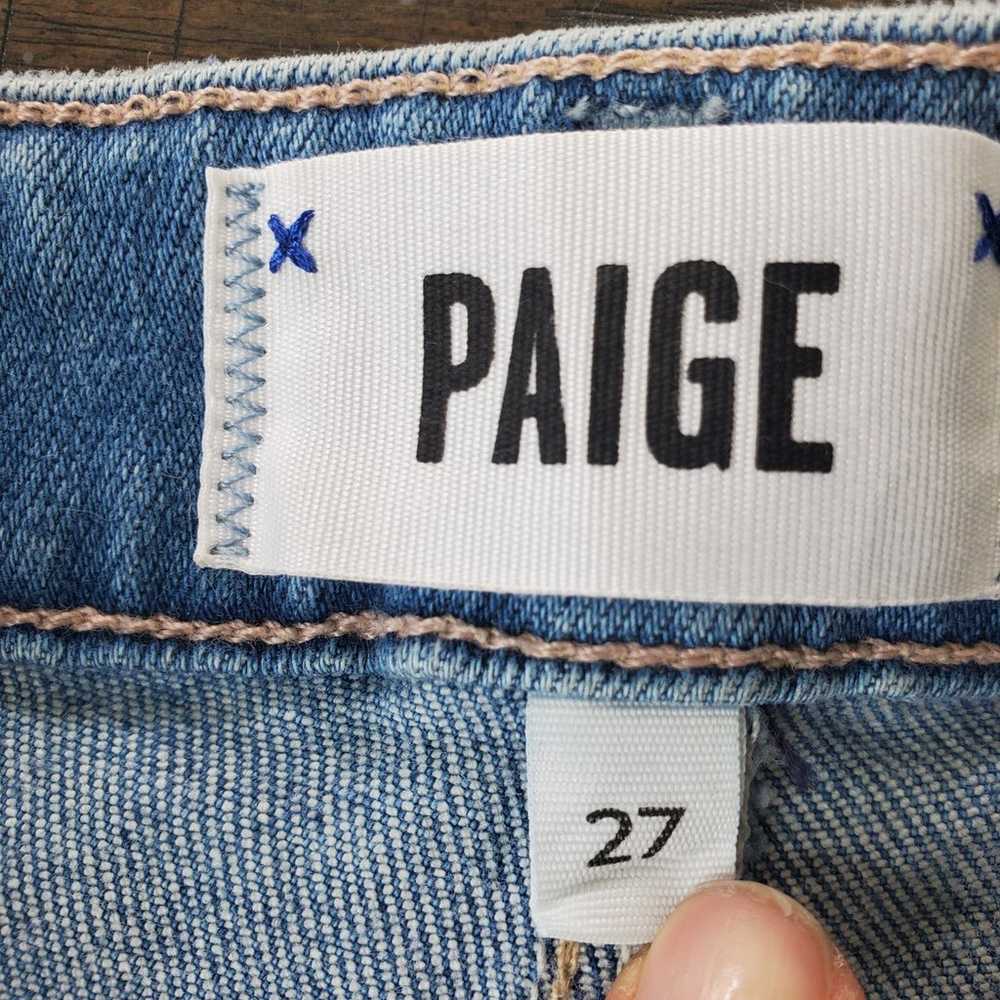 Paige Brigitte Folk Distressed Jeans Size 27 NWOT - image 10