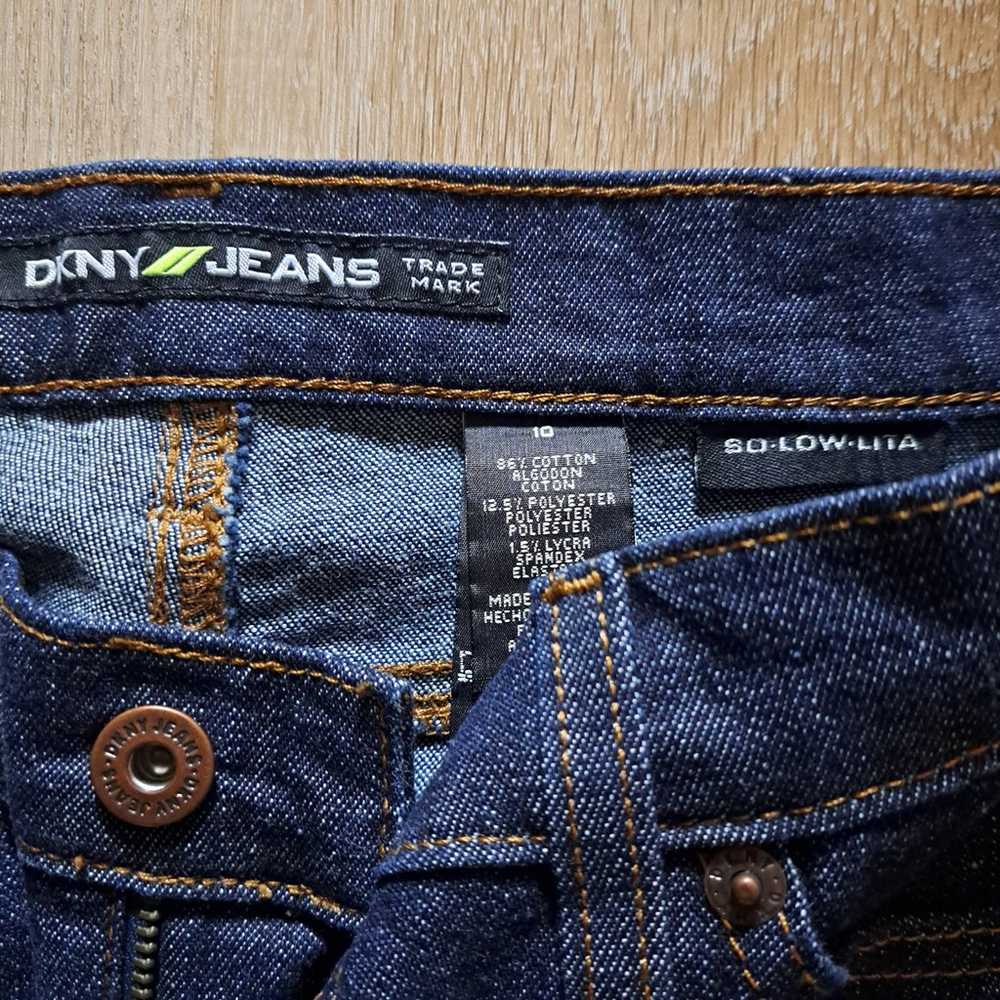 Vintaged DKNY Jeans So Low Lita Dark Blue Denim S… - image 7