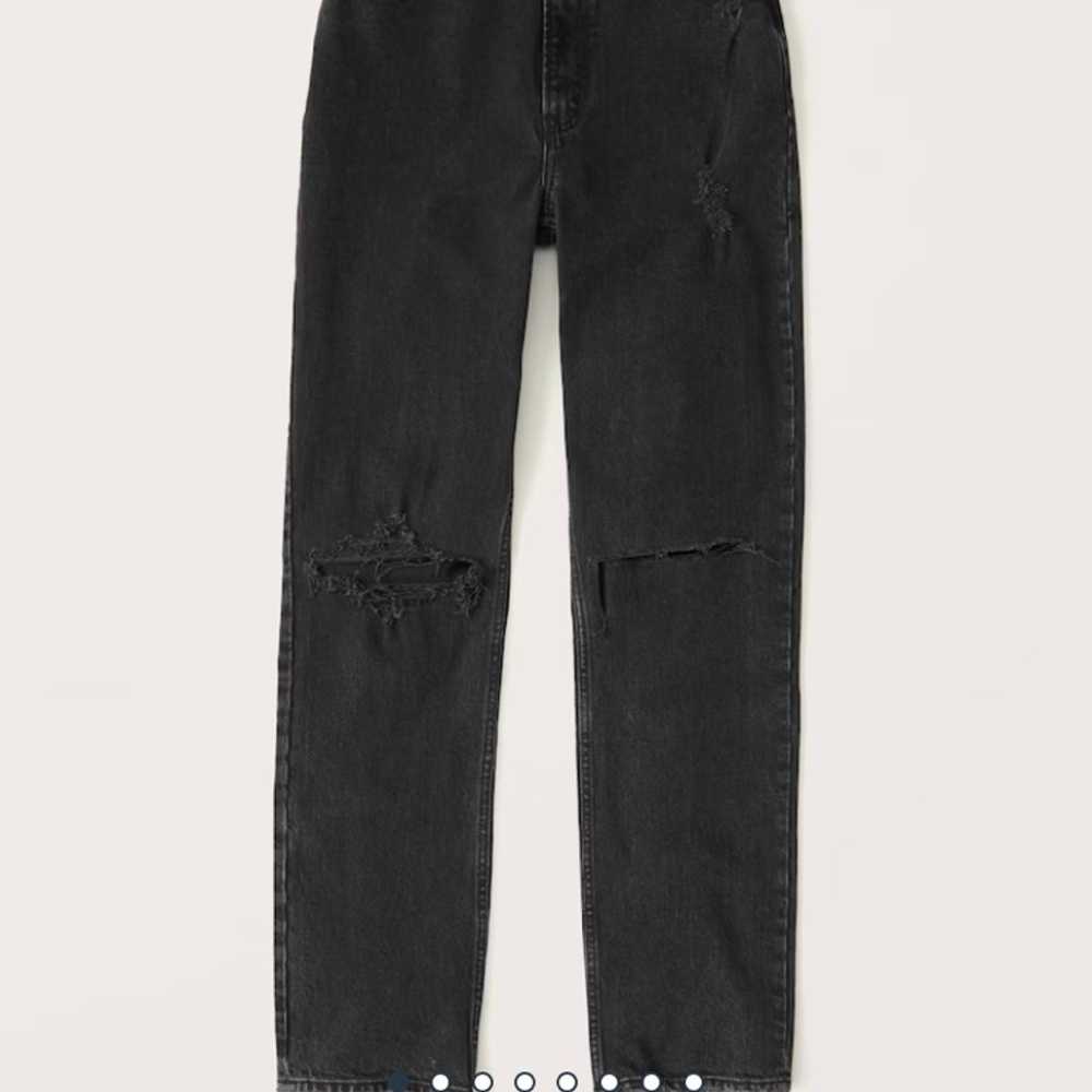 abercrombie 90s straight ultra high rise jeans - image 3