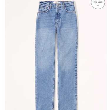 Abercrombie Ultra High Rise 90s Straight Jean 24S - image 1